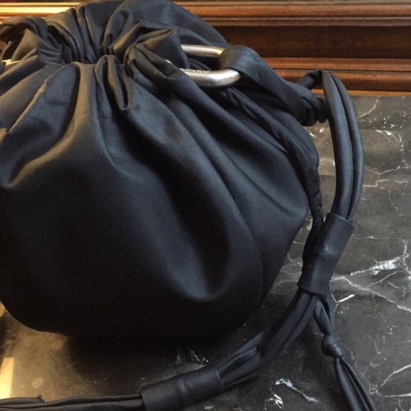 Groom Paris Bucket Black Bag with Pull Strings - Picture 10 of 16